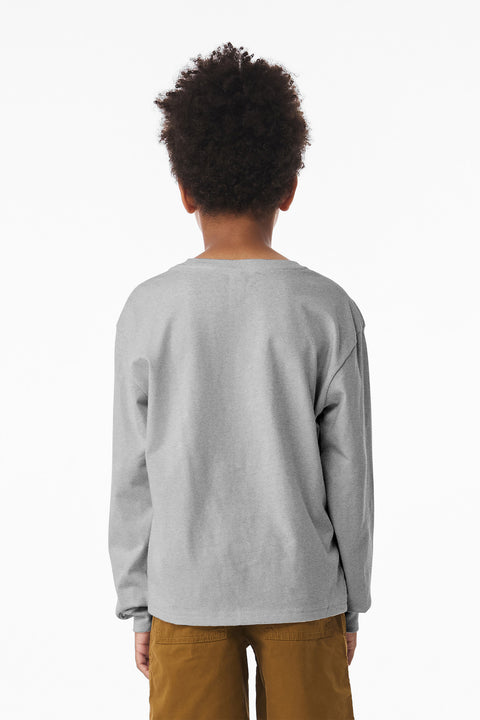 BELLA+CANVAS® Youth 6-Ounce Heavyweight Long Sleeve Tee BC3511Y