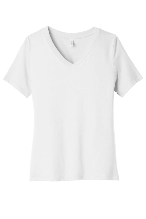 BELLA+CANVAS ® Women's Relaxed Jersey Short Sleeve V-Neck Tee. BC6405