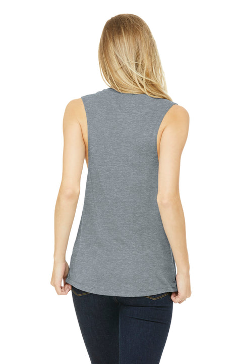 BELLA+CANVAS ® Women's Flowy Scoop Muscle Tank. BC8803