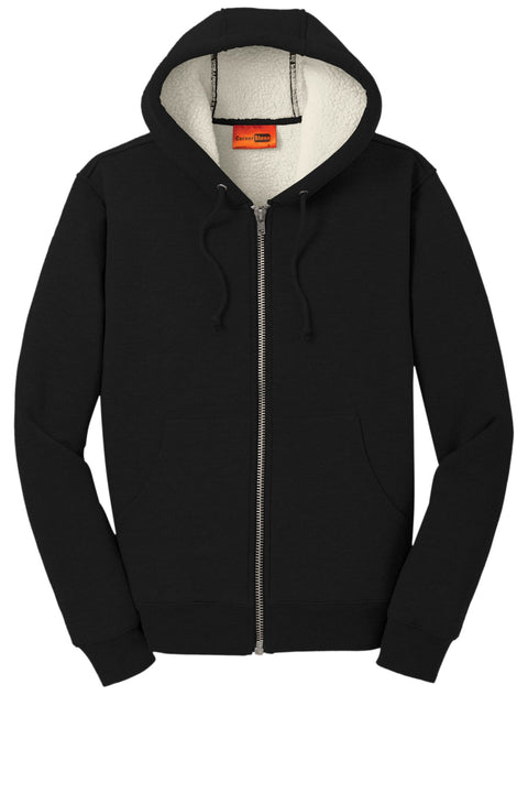 CornerStone® Heavyweight Sherpa-Lined Hooded Fleece Jacket. CS625