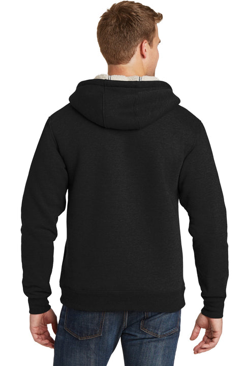 CornerStone® Heavyweight Sherpa-Lined Hooded Fleece Jacket. CS625