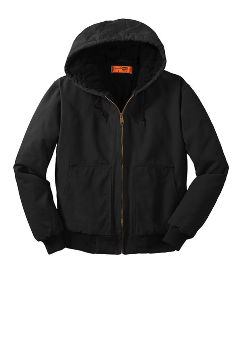 CornerStone® Washed Duck Cloth Insulated Hooded Work Jacket. CSJ41