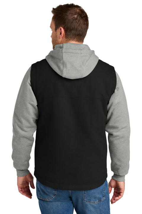 CornerStone® Duck Fleece Full-Zip Hooded Jacket CSJ42