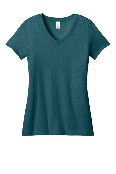 District® - Women's Perfect Weight® V-Neck Tee. DM1170L