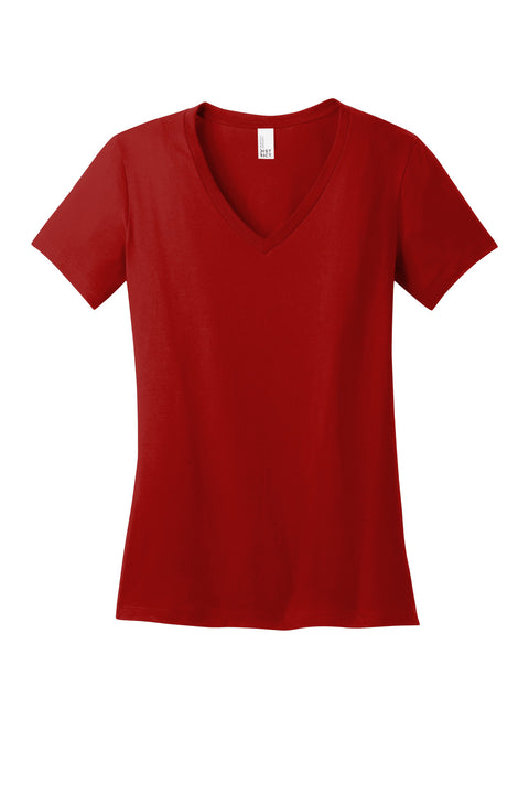 District® - Women's Perfect Weight® V-Neck Tee. DM1170L