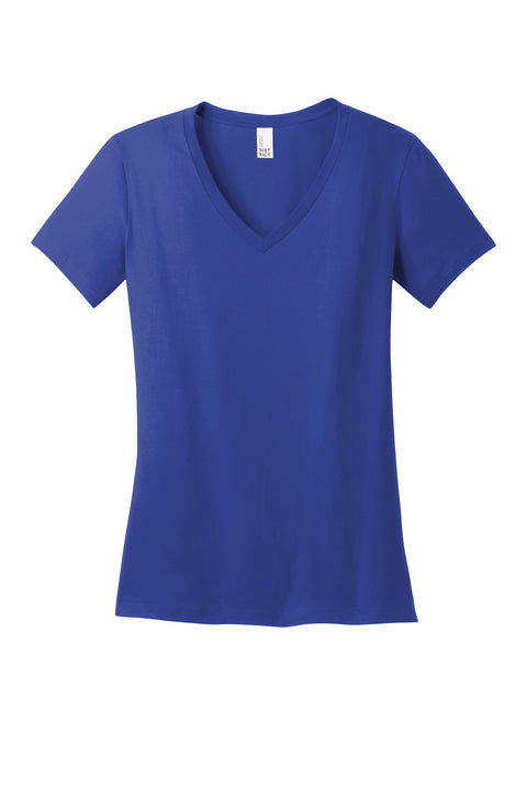 District® - Women's Perfect Weight® V-Neck Tee. DM1170L