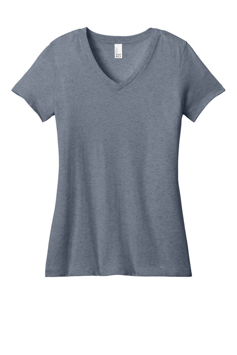 District® - Women's Perfect Weight® V-Neck Tee. DM1170L