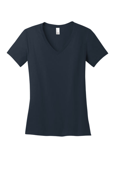 District® - Women's Perfect Weight® V-Neck Tee. DM1170L