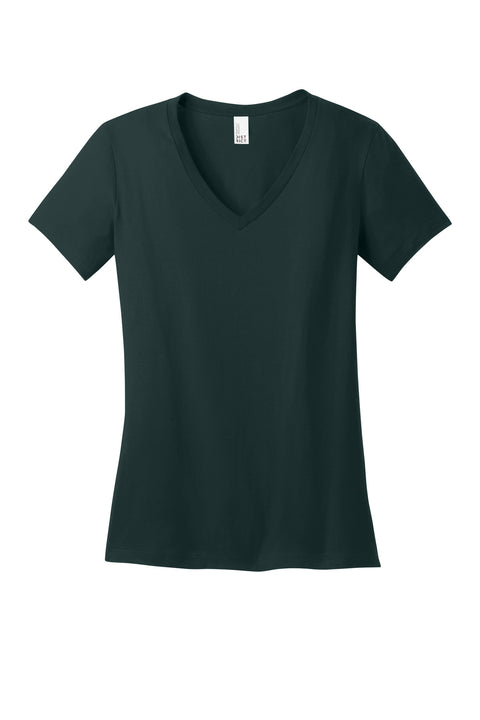 District® - Women's Perfect Weight® V-Neck Tee. DM1170L