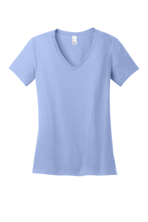 District® - Women's Perfect Weight® V-Neck Tee. DM1170L