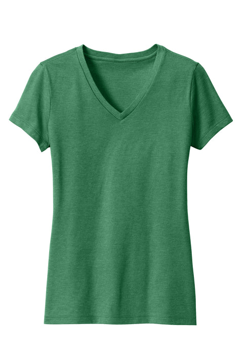 District® Women's Perfect Blend® CVC V-Neck Tee. DM1190L