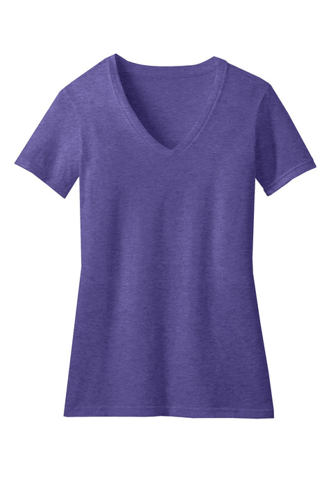 District® Women's Perfect Blend® CVC V-Neck Tee. DM1190L