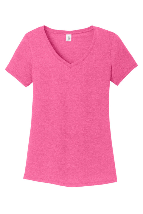 District® Women's Perfect Tri® V-Neck Tee. DM1350L