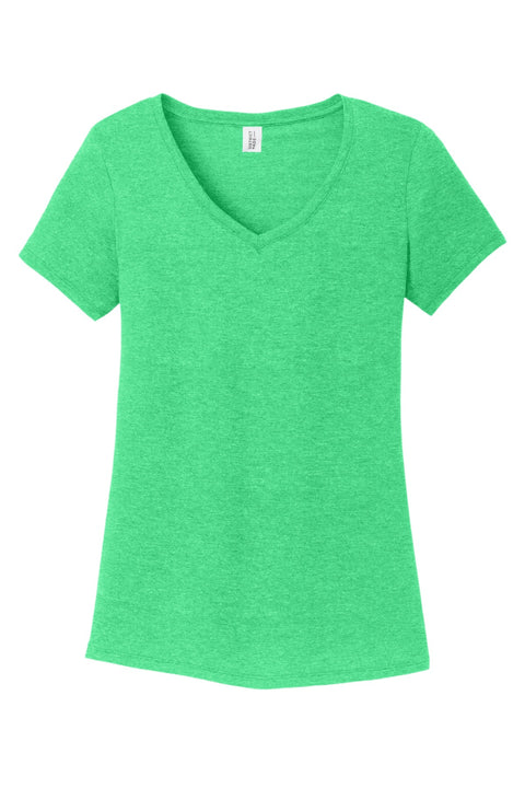 District® Women's Perfect Tri® V-Neck Tee. DM1350L