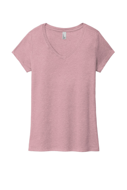 District® Women's Perfect Tri® V-Neck Tee. DM1350L