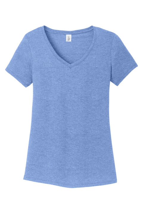 District® Women's Perfect Tri® V-Neck Tee. DM1350L
