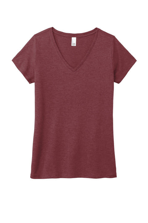 District® Women's Perfect Tri® V-Neck Tee. DM1350L