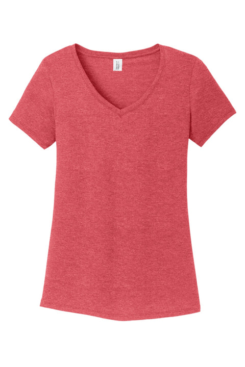 District® Women's Perfect Tri® V-Neck Tee. DM1350L