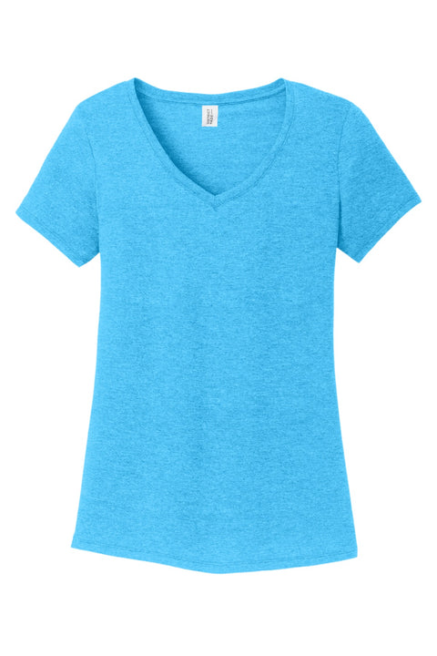 District® Women's Perfect Tri® V-Neck Tee. DM1350L