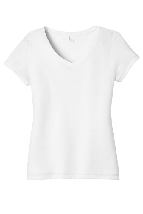 District® Women's Perfect Tri® V-Neck Tee. DM1350L