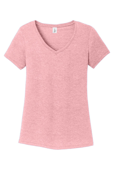 District® Women's Perfect Tri® V-Neck Tee. DM1350L