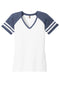 White/ Heathered True Navy