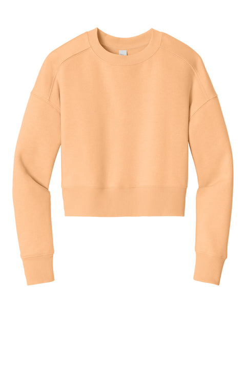 District ® Women's Perfect Weight ® Fleece Cropped Crew DT1105