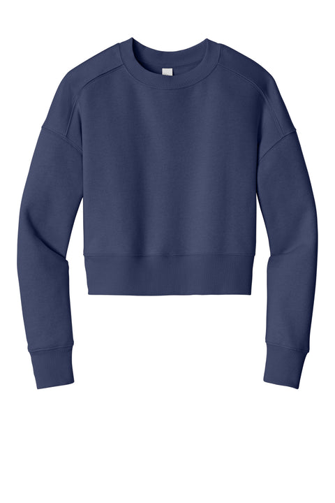 District ® Women's Perfect Weight ® Fleece Cropped Crew DT1105