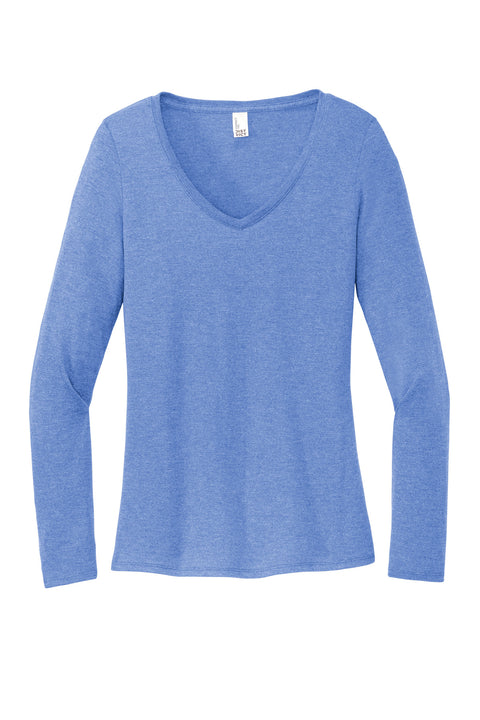 District® Women's Perfect Tri® Long Sleeve V-Neck Tee DT135