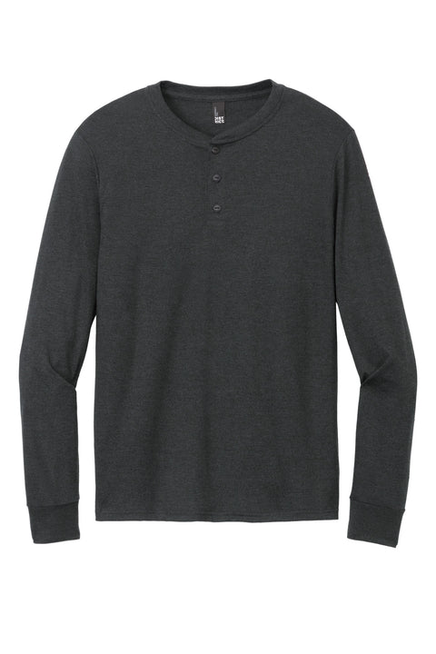 District® Perfect Tri® Long Sleeve Henley DT145