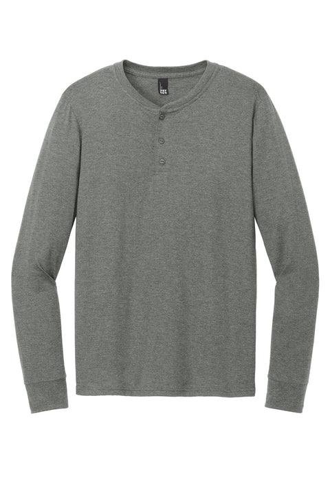 District® Perfect Tri® Long Sleeve Henley DT145
