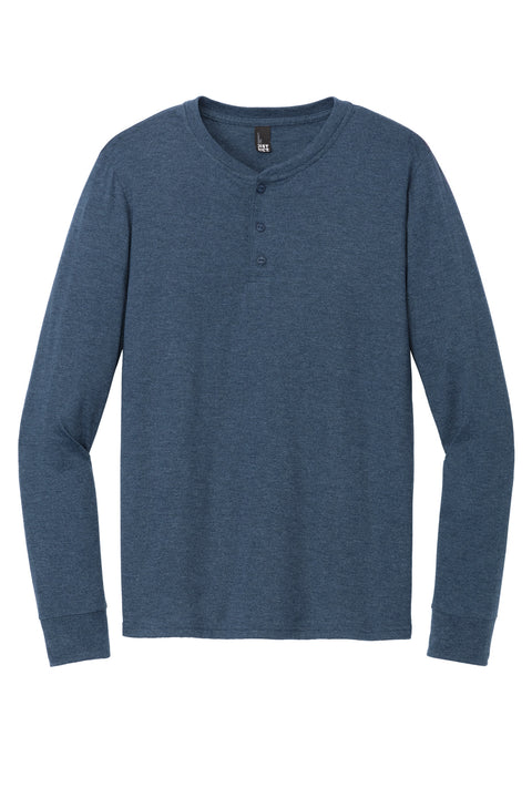 District® Perfect Tri® Long Sleeve Henley DT145
