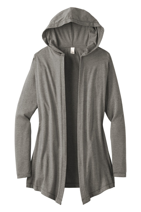 District ® Women's Perfect Tri ® Hooded Cardigan. DT156