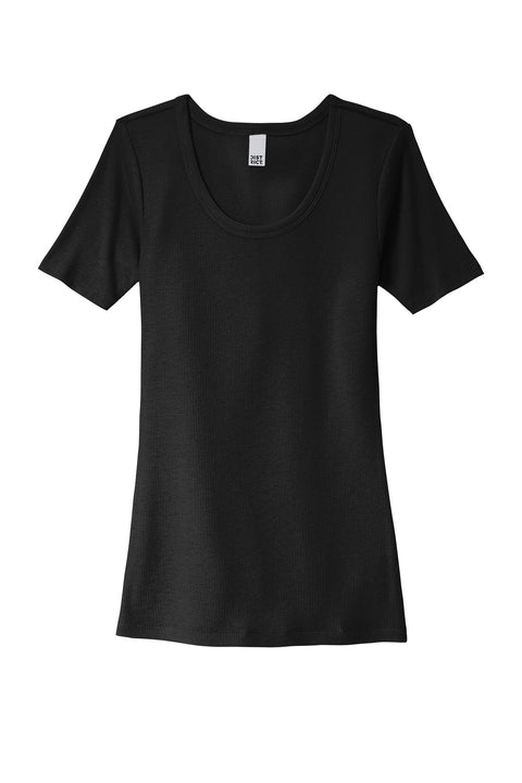 District® Women's V.I.T.™Rib Scoop Neck Tee DT6020