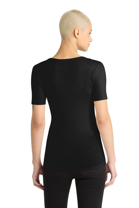 District® Women's V.I.T.™Rib Scoop Neck Tee DT6020