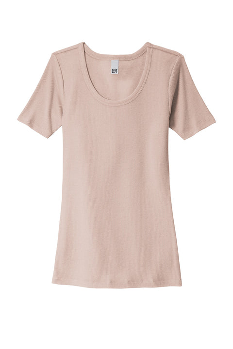 District® Women's V.I.T.™Rib Scoop Neck Tee DT6020