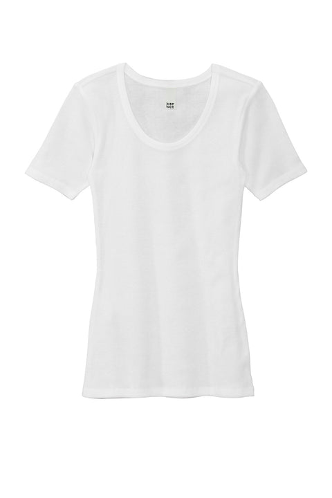 District® Women's V.I.T.™Rib Scoop Neck Tee DT6020