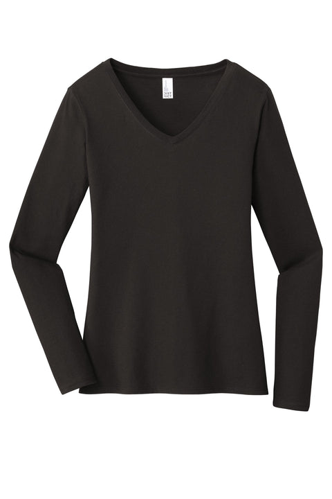 District ® Women's Very Important Tee ® Long Sleeve V-Neck. DT6201