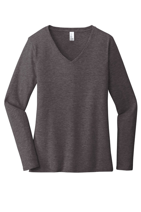 District ® Women's Very Important Tee ® Long Sleeve V-Neck. DT6201