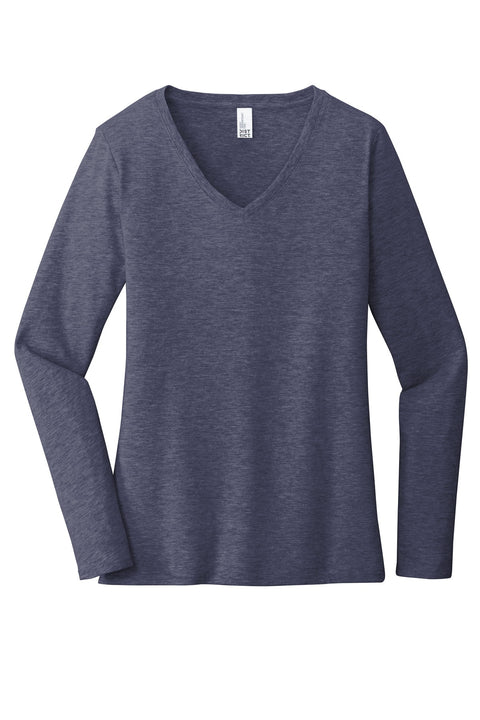 District ® Women's Very Important Tee ® Long Sleeve V-Neck. DT6201