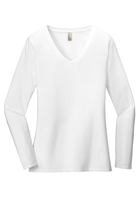 District ® Women's Very Important Tee ® Long Sleeve V-Neck. DT6201