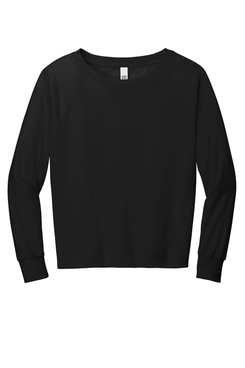 District® Women's Featherweight French Terry™ Long Sleeve Crewneck DT672