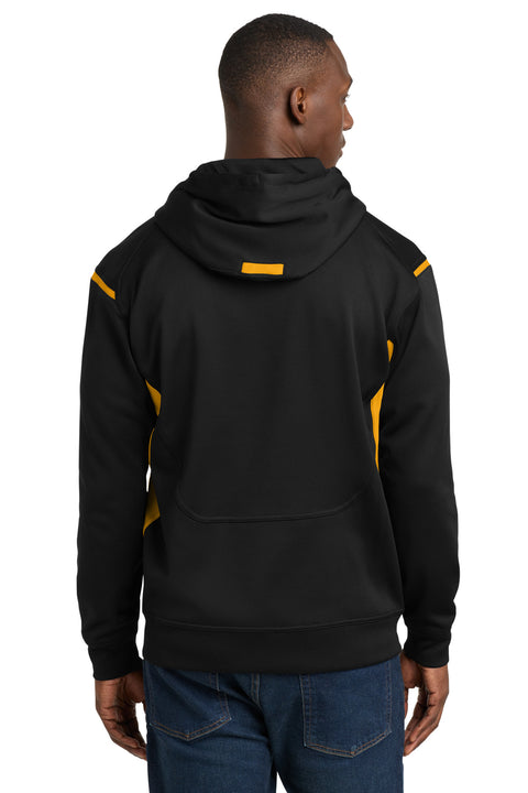 Sport-Tek® Tech Fleece Colorblock Hooded Sweatshirt. F246