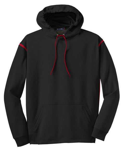 Sport-Tek® Tech Fleece Colorblock Hooded Sweatshirt. F246