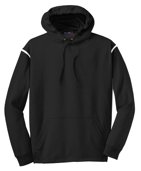 Sport-Tek® Tech Fleece Colorblock Hooded Sweatshirt. F246