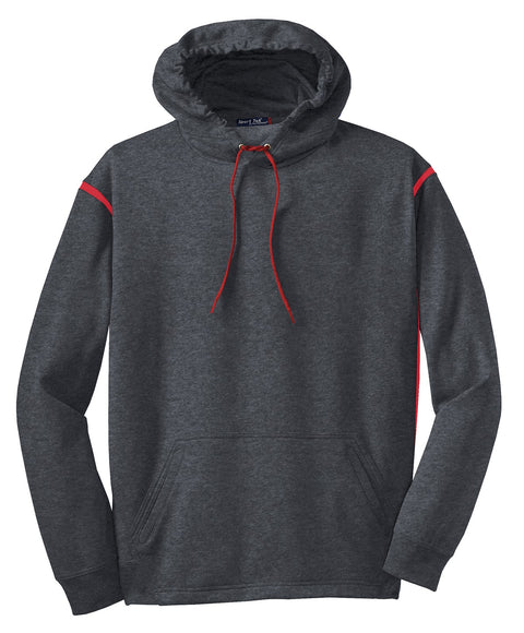 Sport-Tek® Tech Fleece Colorblock Hooded Sweatshirt. F246