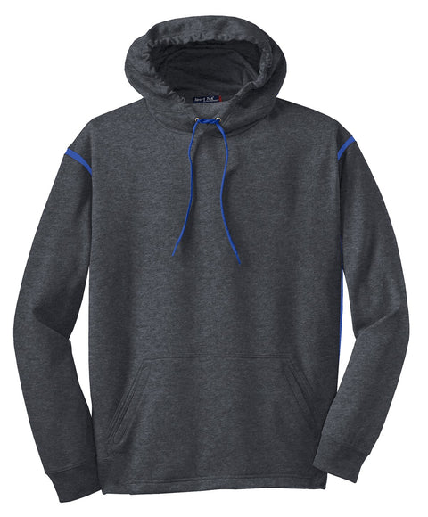 Sport-Tek® Tech Fleece Colorblock Hooded Sweatshirt. F246
