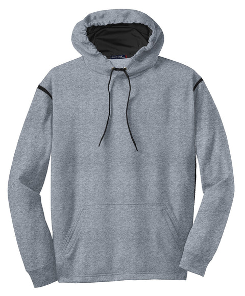 Sport-Tek® Tech Fleece Colorblock Hooded Sweatshirt. F246