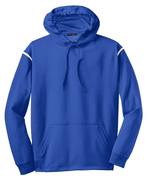 Sport-Tek® Tech Fleece Colorblock Hooded Sweatshirt. F246