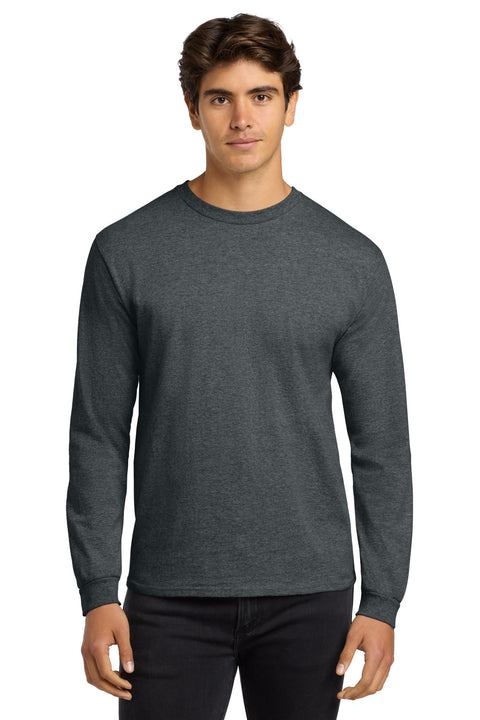 Gildan ®  - Ultra Cotton ®  100% US Cotton Long Sleeve T-Shirt.  G2400 - [Dark Heather]